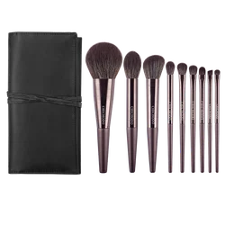 9pcs/set High quality Makeup brushes Powder sculpting Highlighter Eyeshadow Make up Brush kit Smudge Crease eyebrow brush