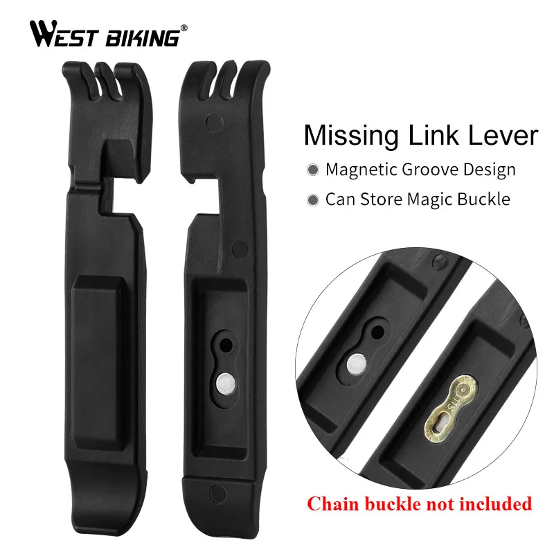 WEST BIKING Bike Tire Lever Cycling Master Link Chain Pliers Multifunctional Repair Tools Bicycle Accessories Missing Link Lever