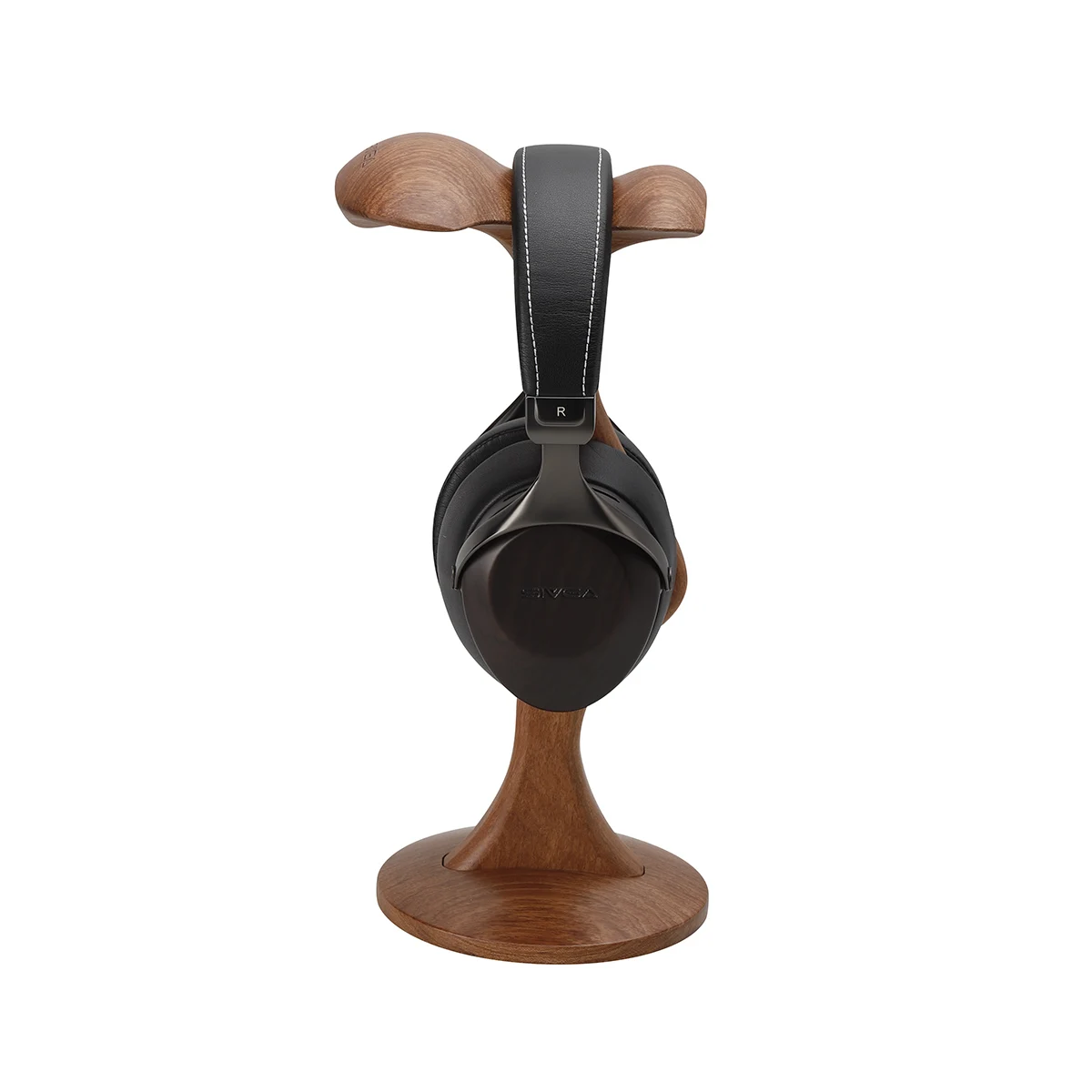 SIVGA ユニバーサル木製ヘッドフォンスタンドヘッドセットホルダーローズウッドヘッドフォンハンガーデスクトップディスプレイラックイヤホンアクセサリー