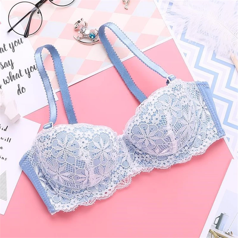 Lace Bralette For Women Padded Push Up Bra Lingerie Plus Size Sexy Brassiere Underwear Padded Bras