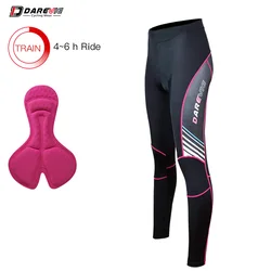 DAREVIE Women Cycling Pants High Quality Women Cycling Trousers Pro Team Breathable Soft 3D Sponge Pad Quick-Dry High Quality