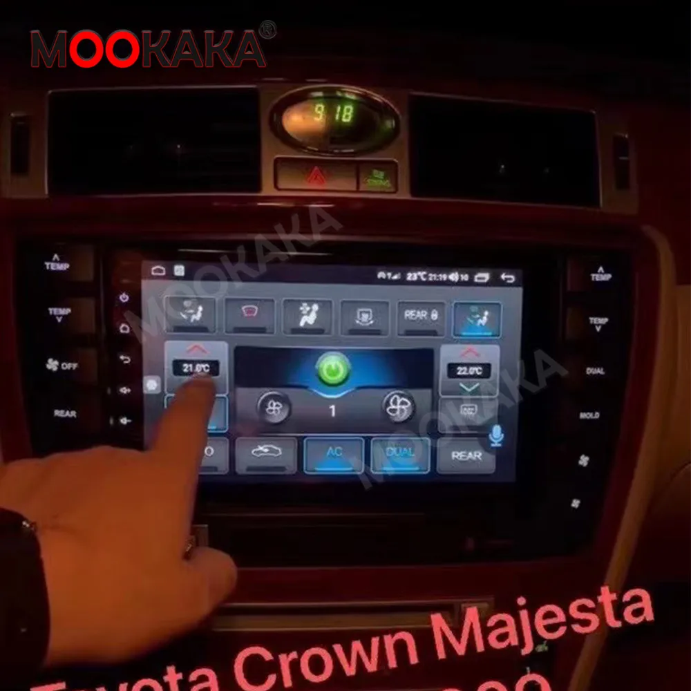 For Toyota Crown Majesta S180 2003-2009 Car Video Radio Android 11 Radio DVD Player Audio Multimedia GPS HD Touch Screen Radio