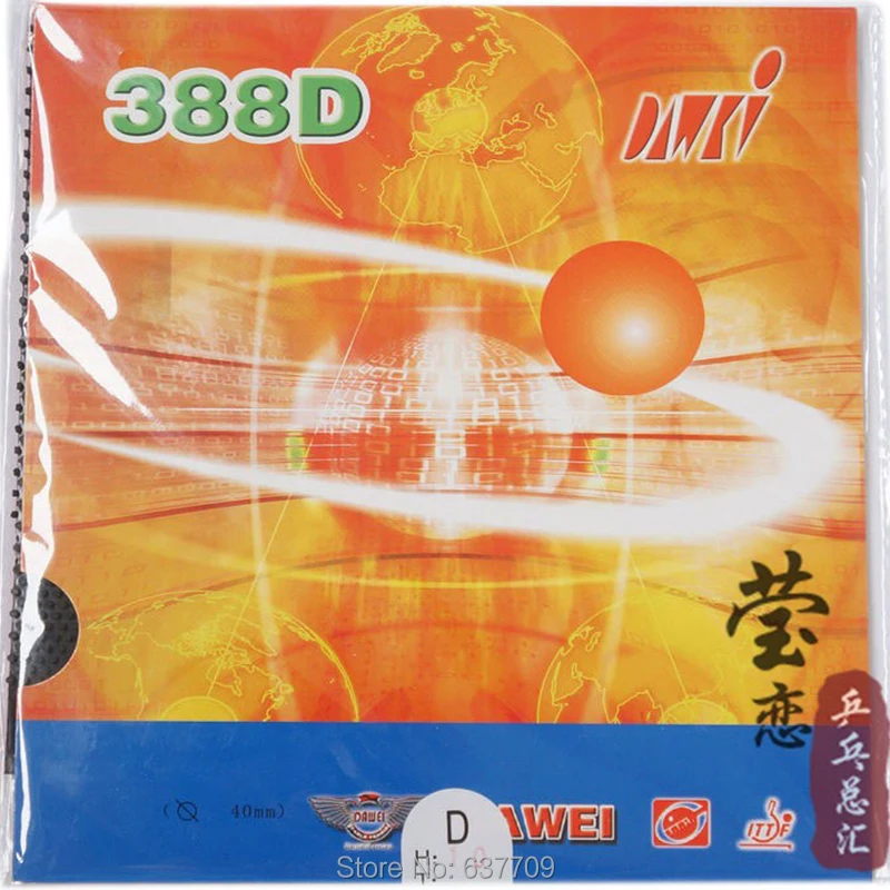 

Original dawei 388D strange long pimples table tennis rubber defense table tennis rackets racquet sports