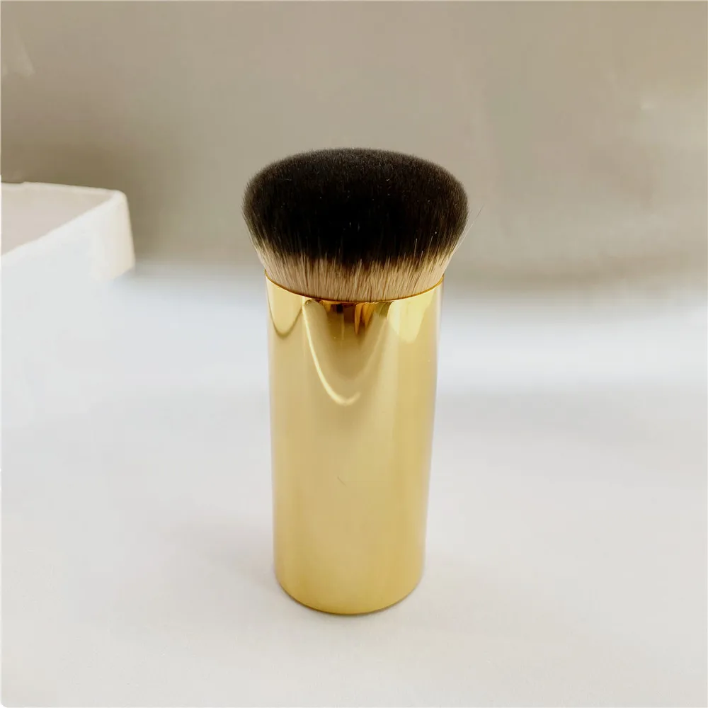 Airbuki Powder Foundation Brush - Portable Bamboo Density for Powder Blush Foundation Cream Brush - Beauty Makeup Tool