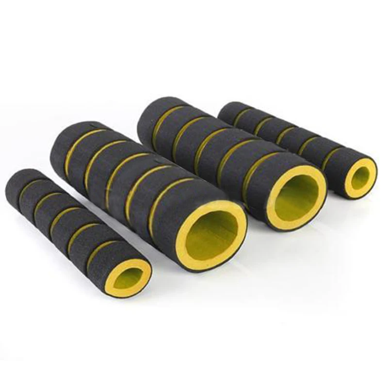 1 Pair Motorcycle Bike Cycling Handle Bar Grips 23mm + 1 Pair Brake Clutch Lever Soft Foam Cover 10mm