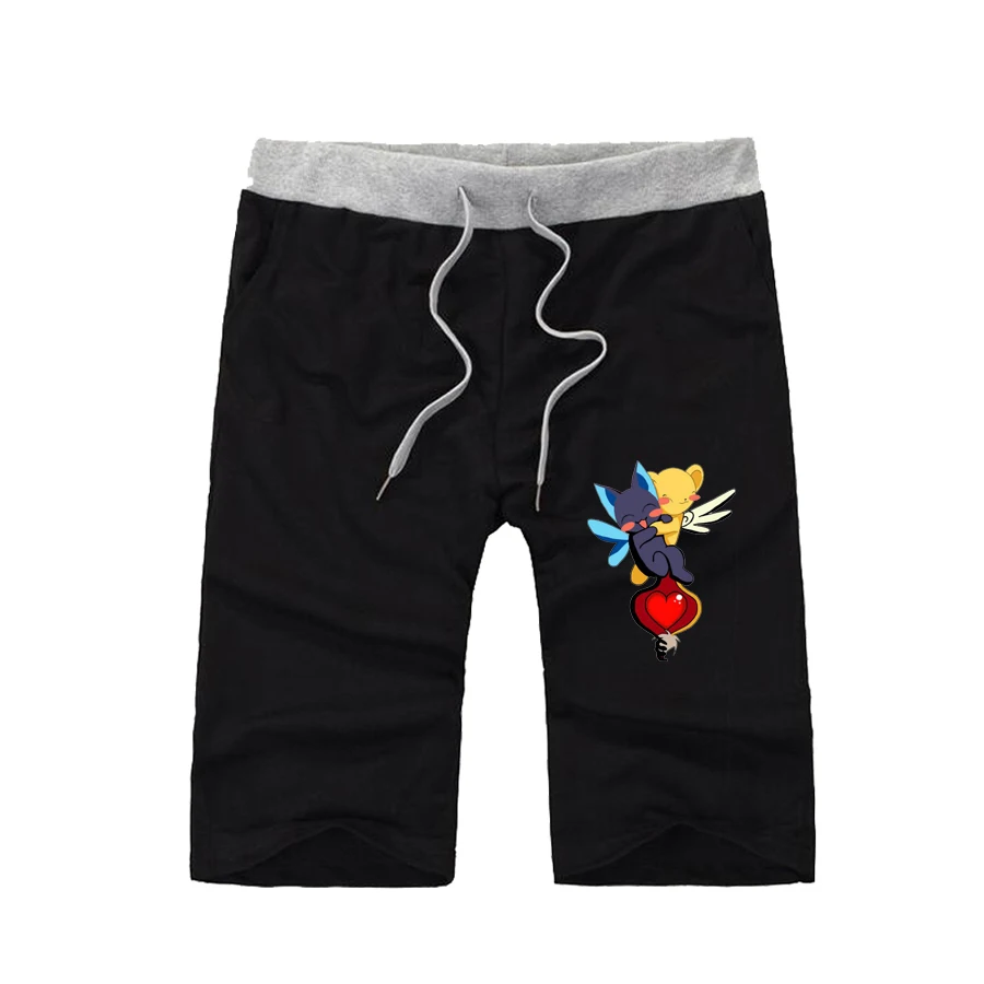 Anime Card Captor Sakura Shorts Mannen Korte Joggingbroek Workout Solid Knielengte Korte Broek Casual Shorts Tieners