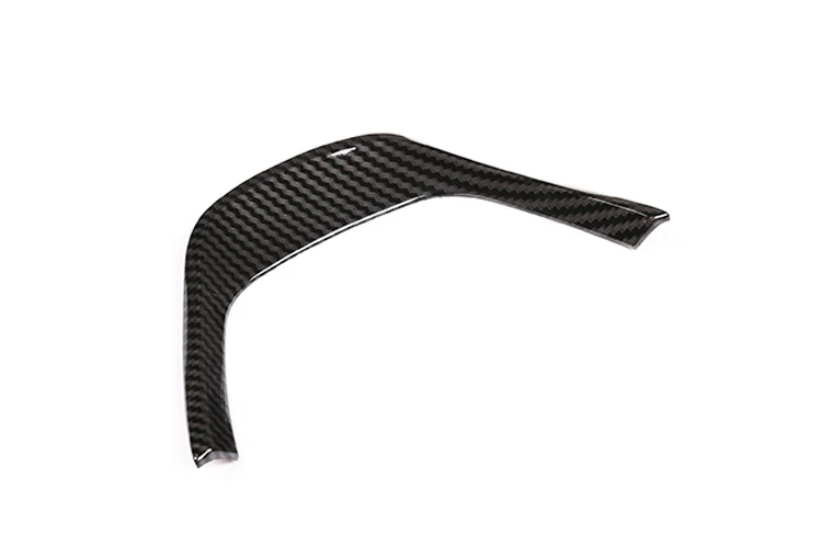 Car Carbon Fiber Interior Steering Wheel Decorative Frame Panel Cover Trim For BMW 3 Series F30 F32 F34 2013-2019 Accessories