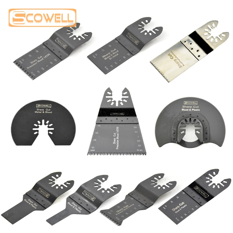 40% fora 40 pçs/set oscilante multitool lâminas de serra acessórios apto para multi power máquina ferramentas wodd corte lâminas serra conjunto