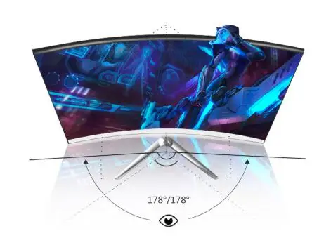 75Hz 32 inch curved screen LED computer PC gaming monitor