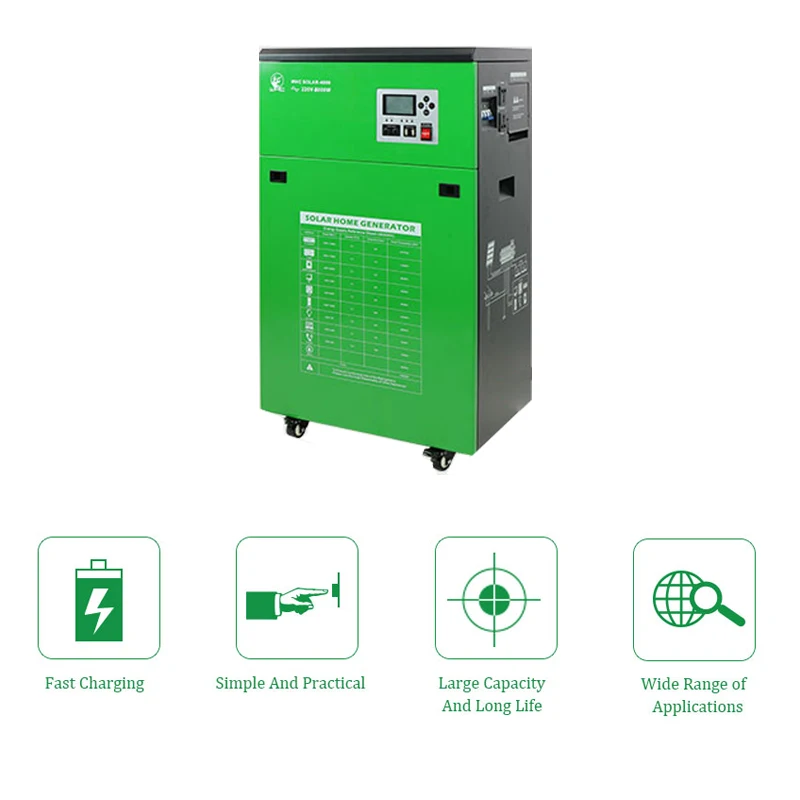 Generador de energía Solar fuera de la red, uso doméstico, 4000 vatios