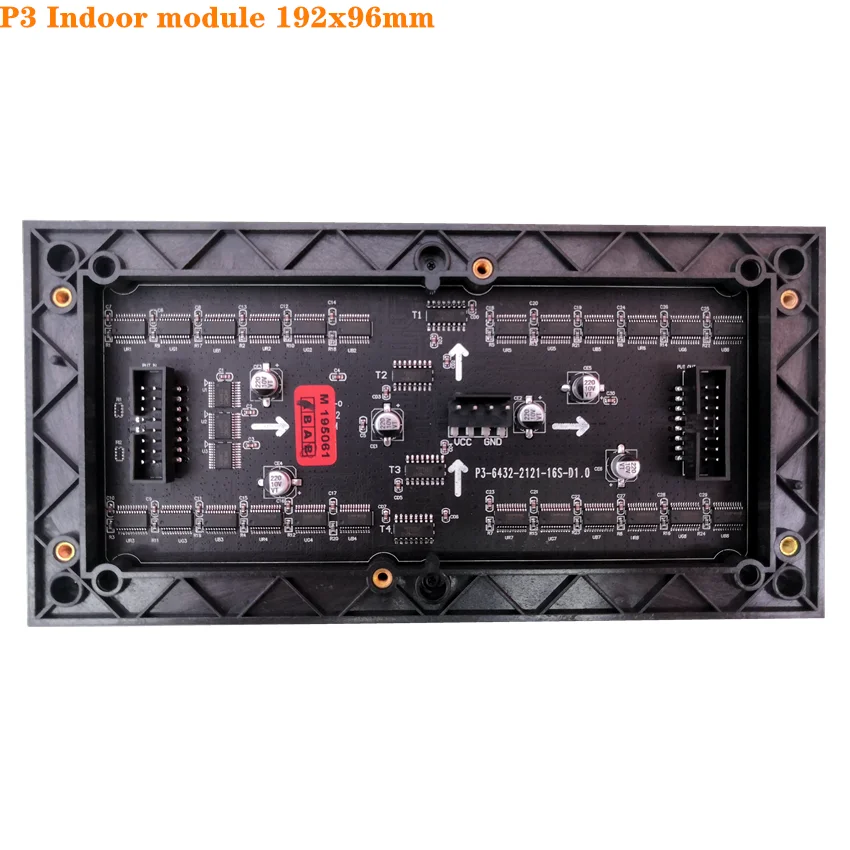 P3 Pixel Led Panel Digital Led Modul Display Led Layar Penuh Warna RGB Matriks 192X96mm