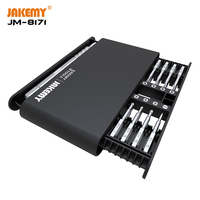 JAKEMY JM-8171 Precision Screwdriver Set Torx Bit Aluminum Alloy Handle Magnetic Screw Driver for Smart Phone PC Repair Tools