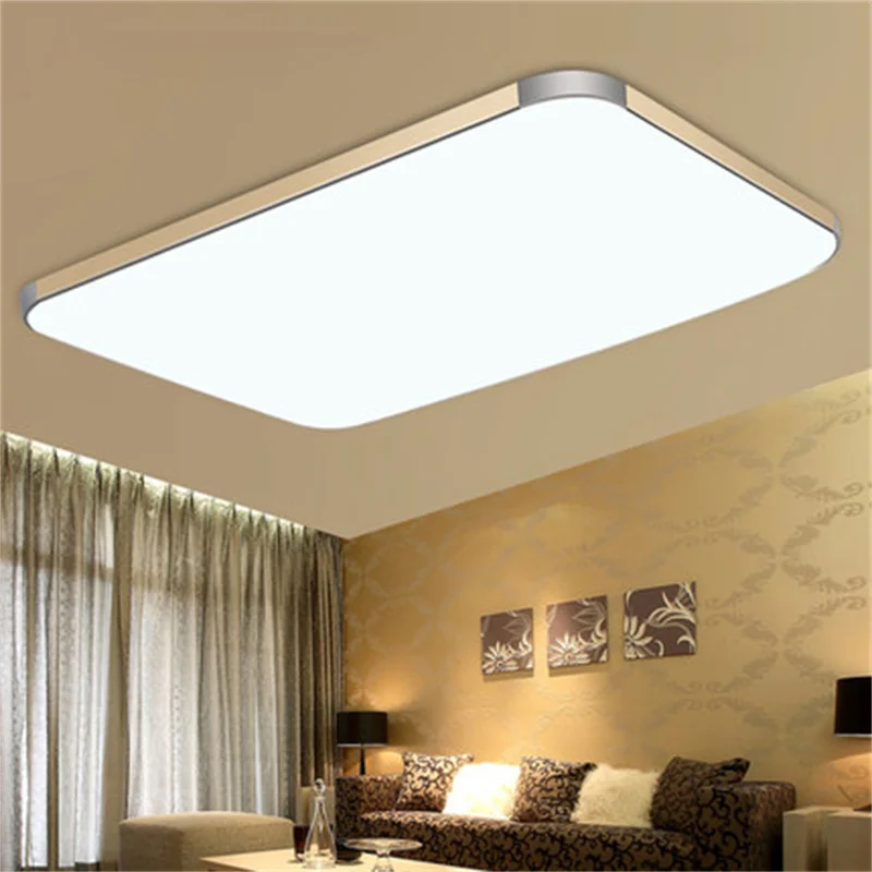 surface mounted modern led ceiling lights for living room light fixture indoor lighting decorative lampshade 72W  144W