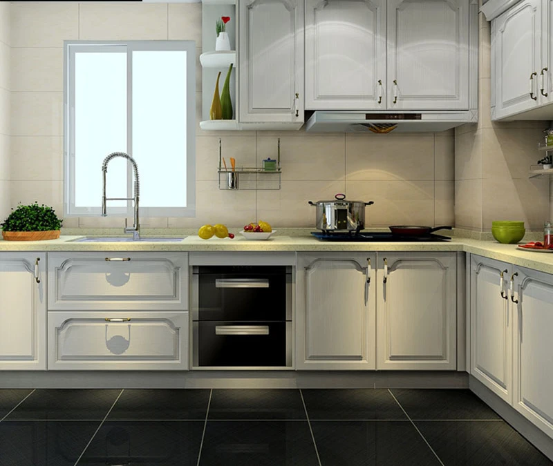 Customized cabinets Customized overall modern, simple and economical quartz stone cabinets Assemble small-sized kitchens