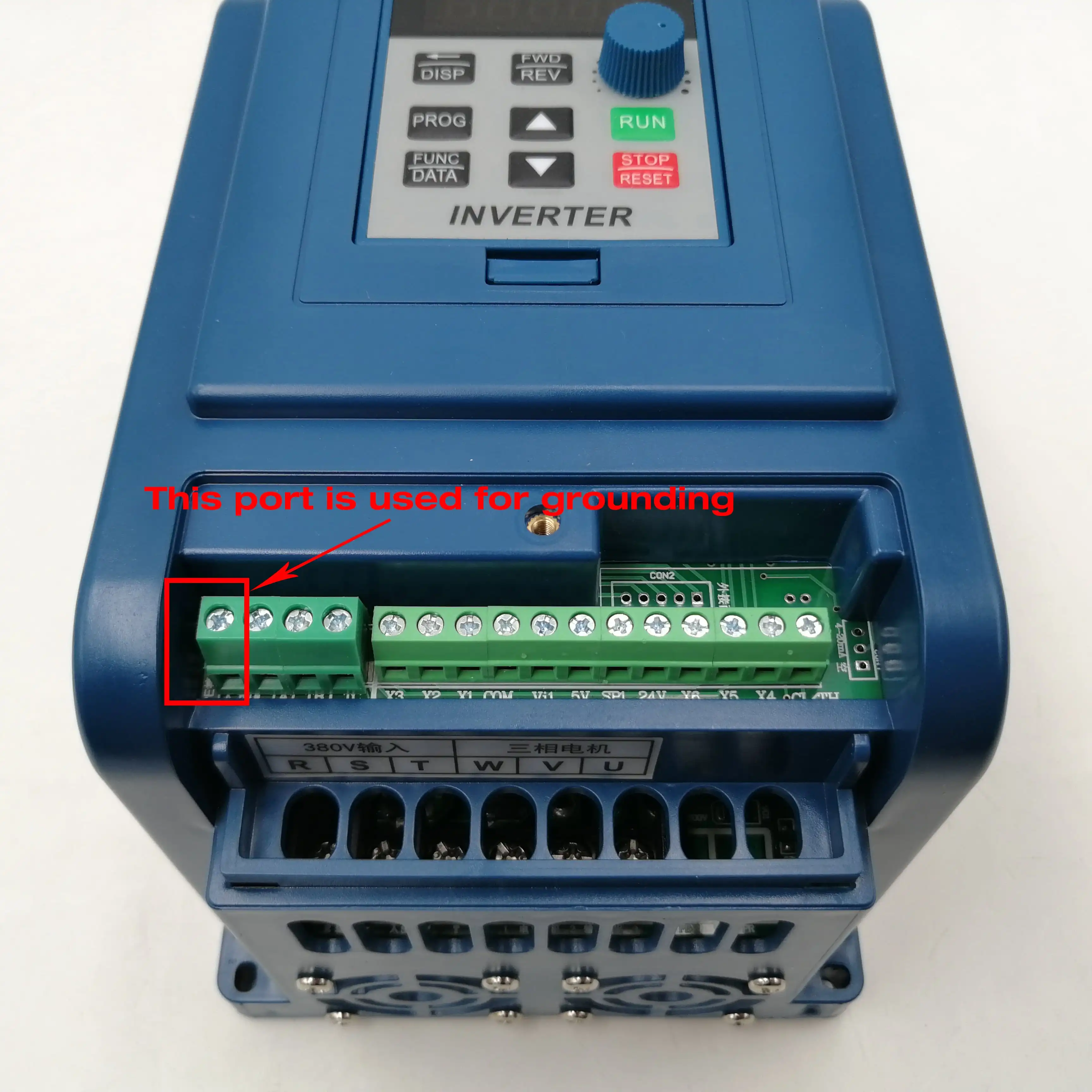 Imagem -03 - Inversor de Freqüência Variável Controlador de Velocidade Trifásico Motor Vfd Xsy-at3 Vfd ca 380v 1.5kw 2.2kw 4kw 5.5kw 7.5kw