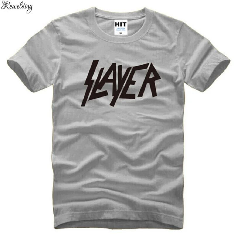 Summer Style Speed metal Band Slayer T Shirts Men Cotton Short Sleeve Letter Metal Rock Men\'s T-Shirt Fashion Hip Hop Top Tee