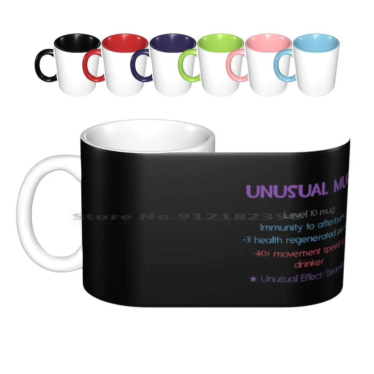 Team Fortress 2 Tf2 Unusual Mug Unusual Effect Steaming Unusual Hat Purple Text Ceramic Mugs Coffee Cups Milk Tea Mug Tf2 Team