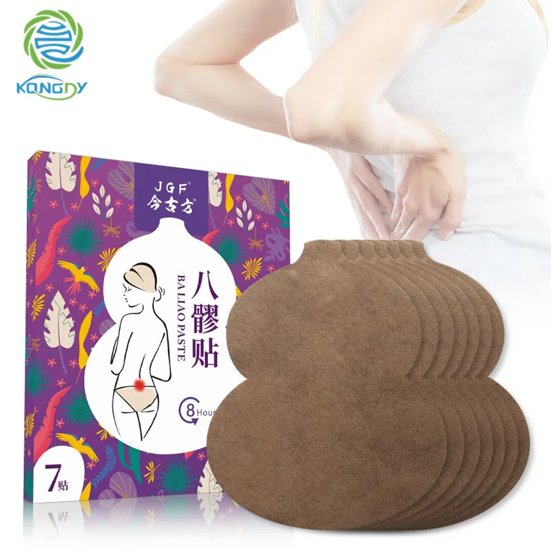 

KONGDY 7PCS/Box Female Gynecological Patch Waist/Back Pain Remove Woman Uterine Inflammation Relief Dysmenorrh Gourd Shape Patch