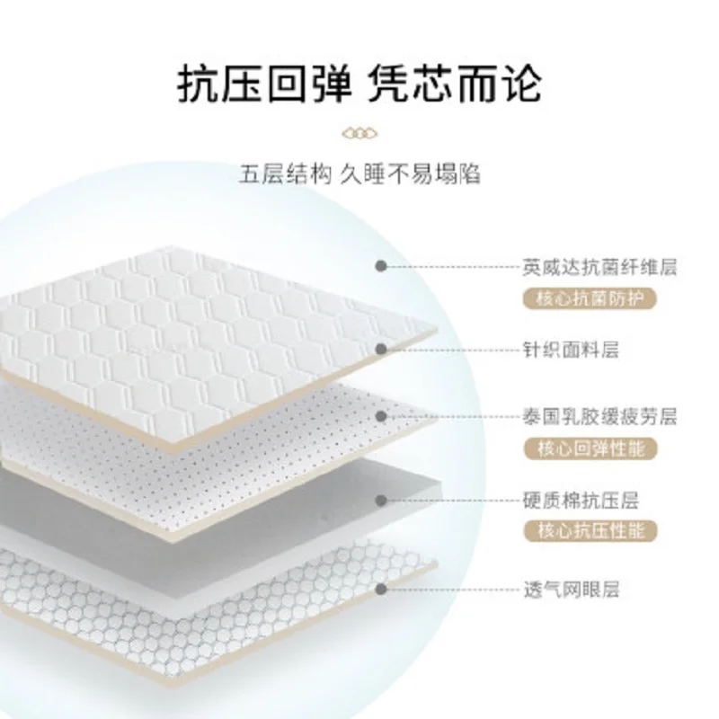 Strong Support Mattress Luxury Latex Sponge Filling Mats 8cm/4cm Thick Comfortable Floor And Bed  Mattresses Folding Bed Tatami