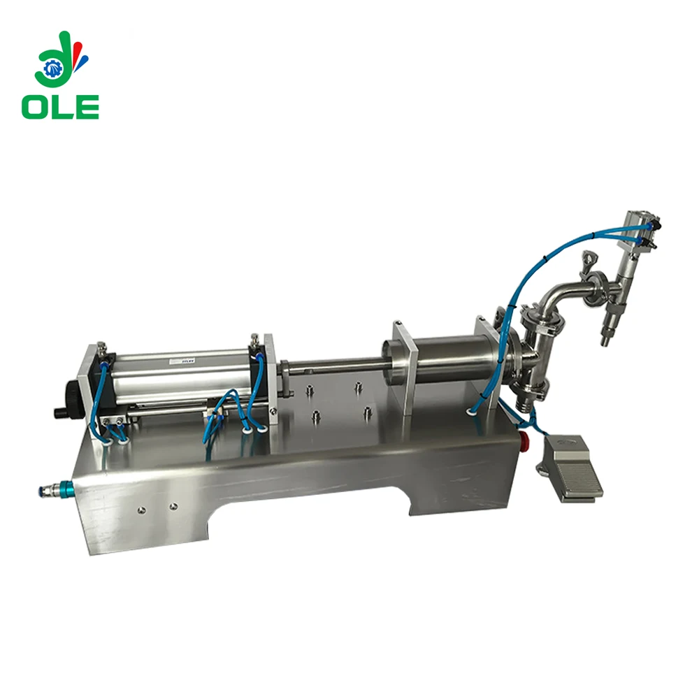 Máquina de llenado de zumo automática, suministro de fábrica, neumática