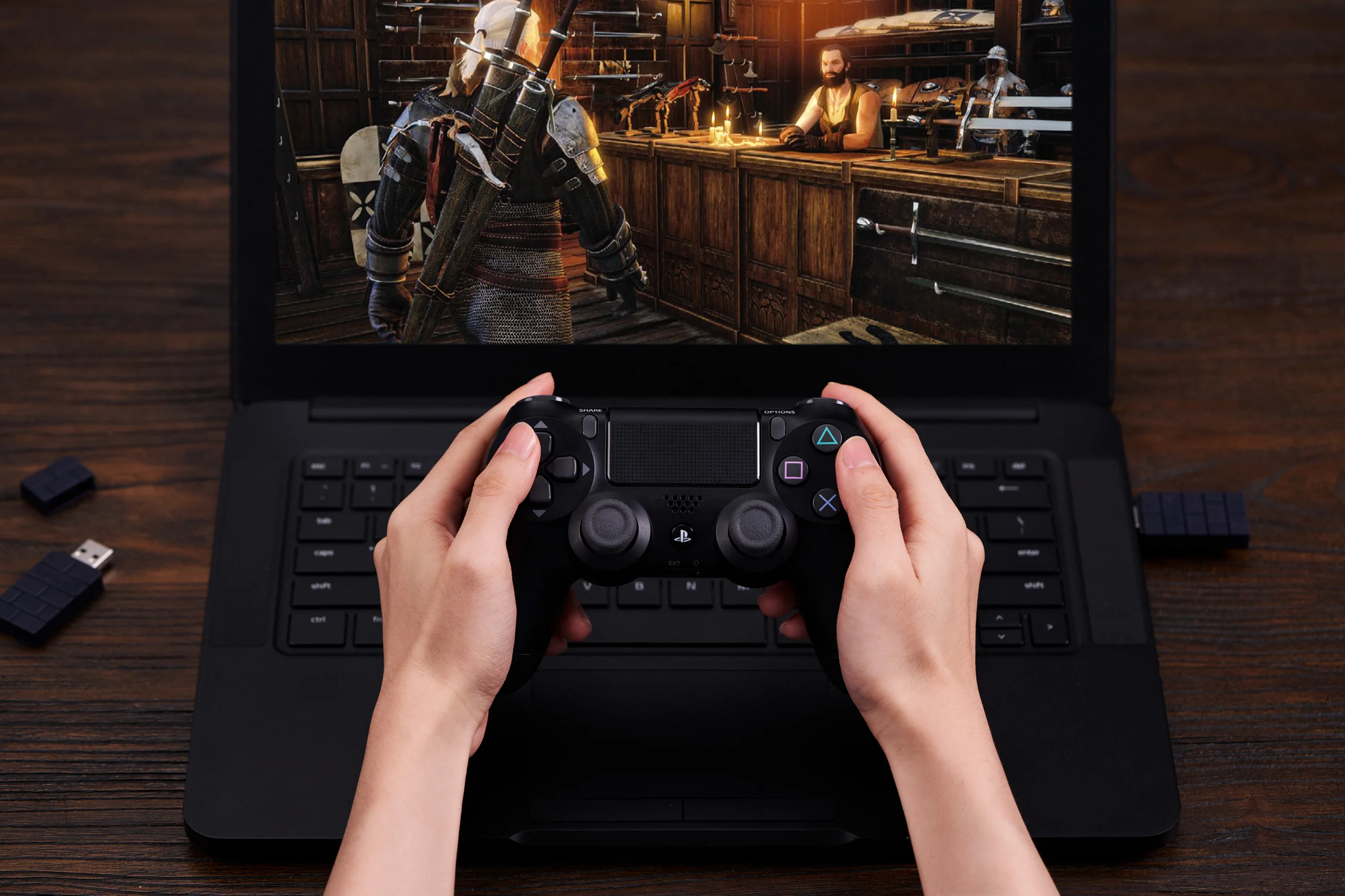 8Bitdo Wireless Bluetooth USB RR Adapter für Switch Windows Mac Raspberry Pi Switch Lite NS OLED Unterstützung PS3 PS4 PS5 Controller – Detail 7