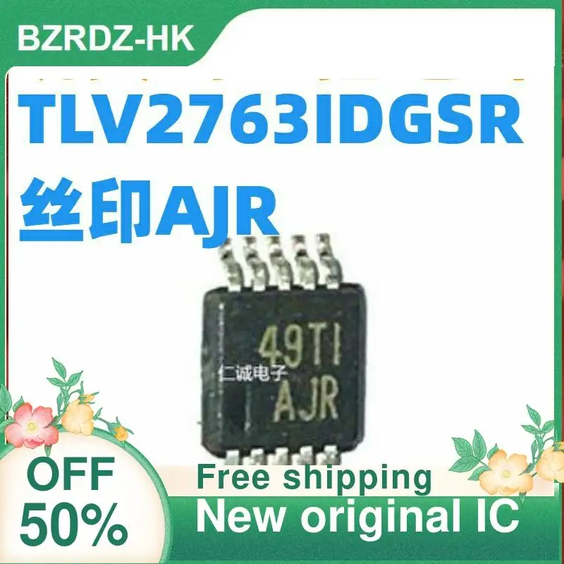 10PCS TLV2763IDGSR AJR MSOP-10 ใหม่ IC