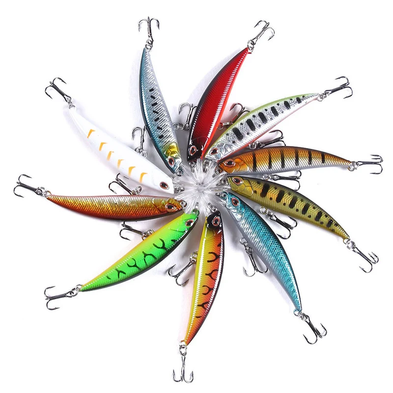 WESTBASS 1PCS Japan Design Minnow Bait 80mm-9g Sinking Isca Laser Fishing Lure Artificial Hard Wobblers Swimbait Trolling Pesca