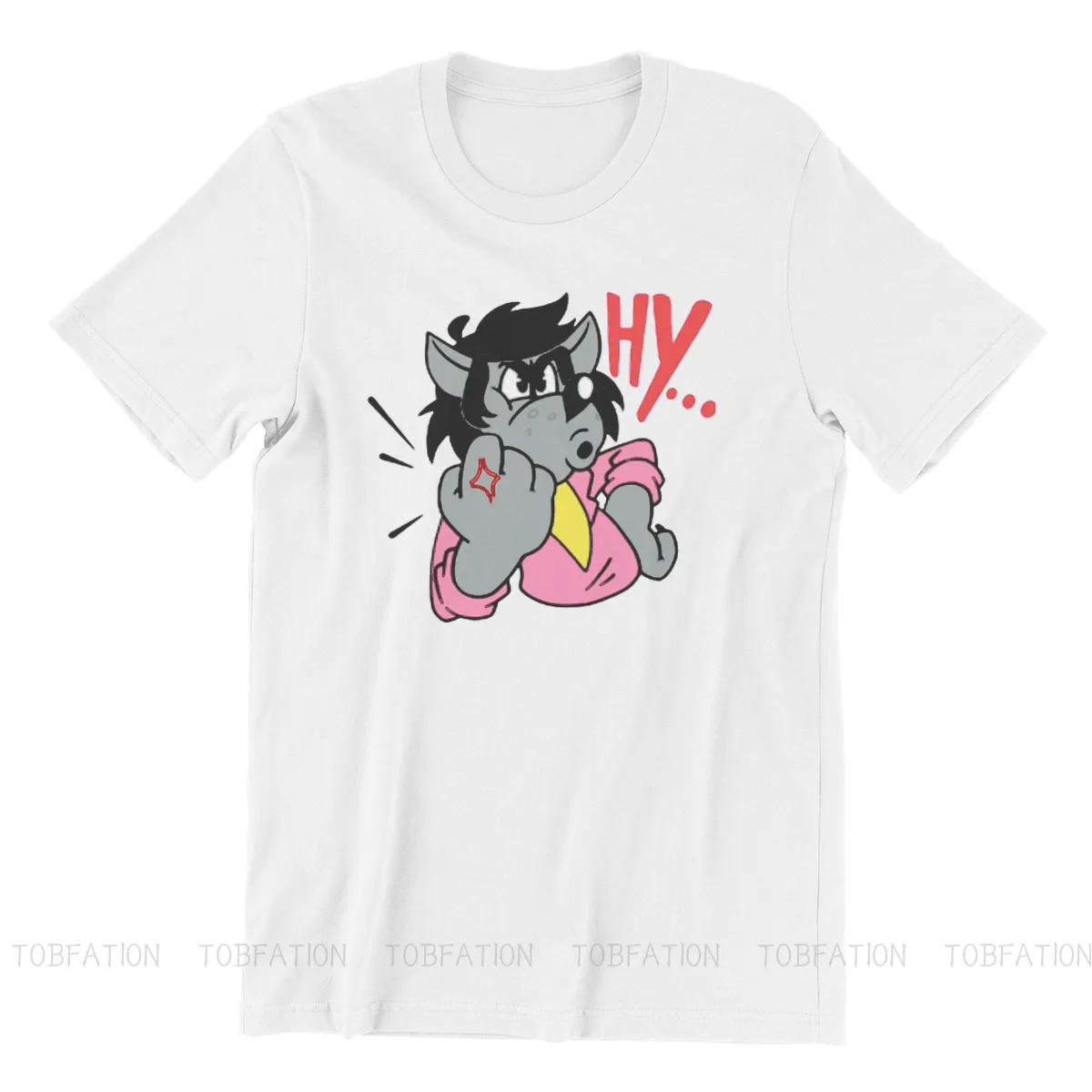 Nervous Angry Hy Hip Hop TShirt Nu Pogodi Well Just You Wait Wolf Hare Cartoon Creative Tops T Shirt Men Tee Unique Gift Clothes