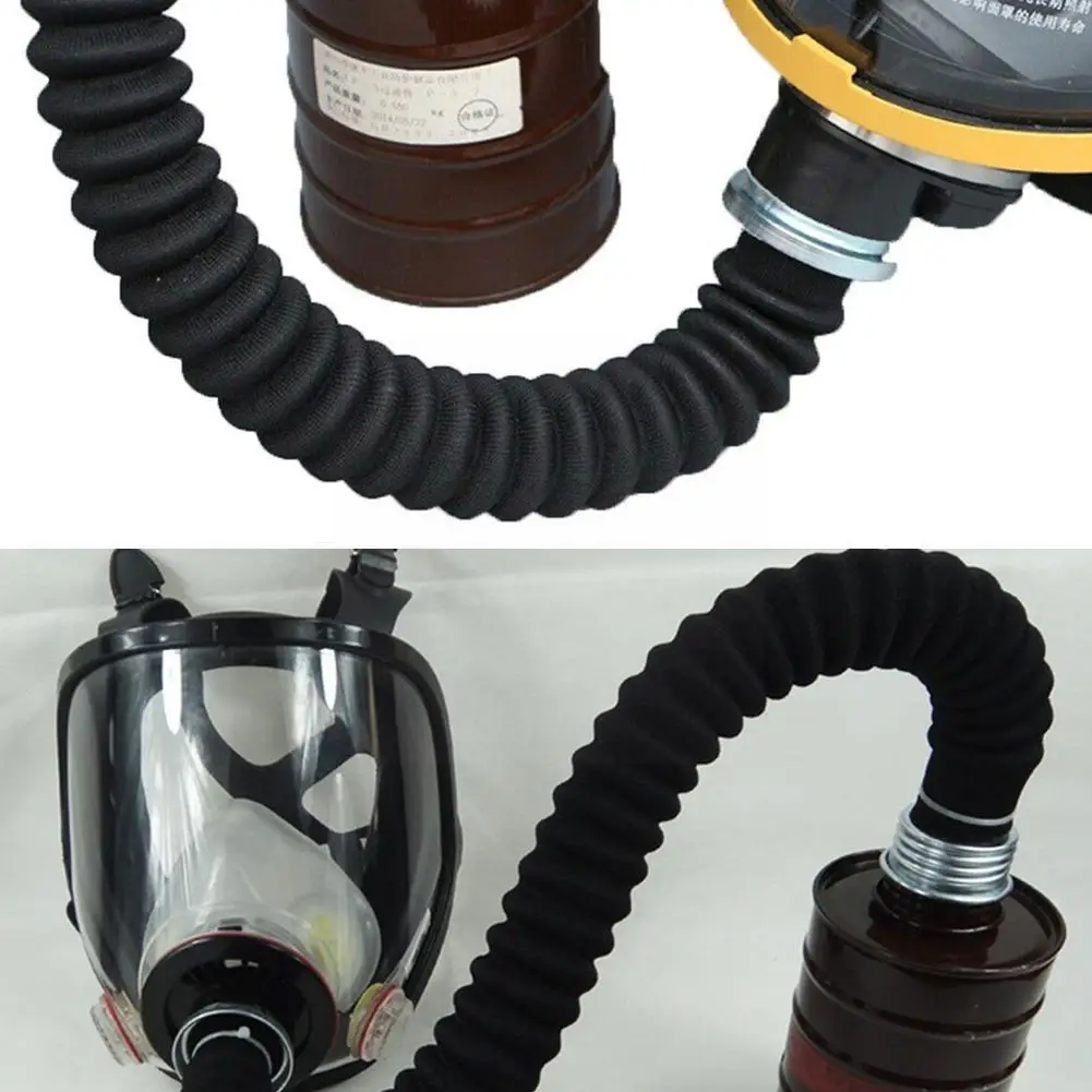 Safety Gas Mask Respirator Rubber Hose Tube 40mm Connection Gas Gas Filter Suitable Mask Masks Household Goods For Most Bet