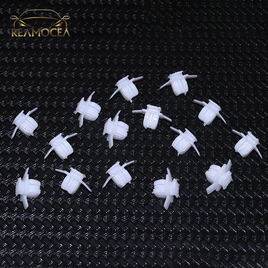 Reamocea 15Pcs For Honda Front Wheel Arch Trim Clips Flares Mud Flaps Splash Guard Fastener Fender Retainer Rivets 91513-SMG-E11