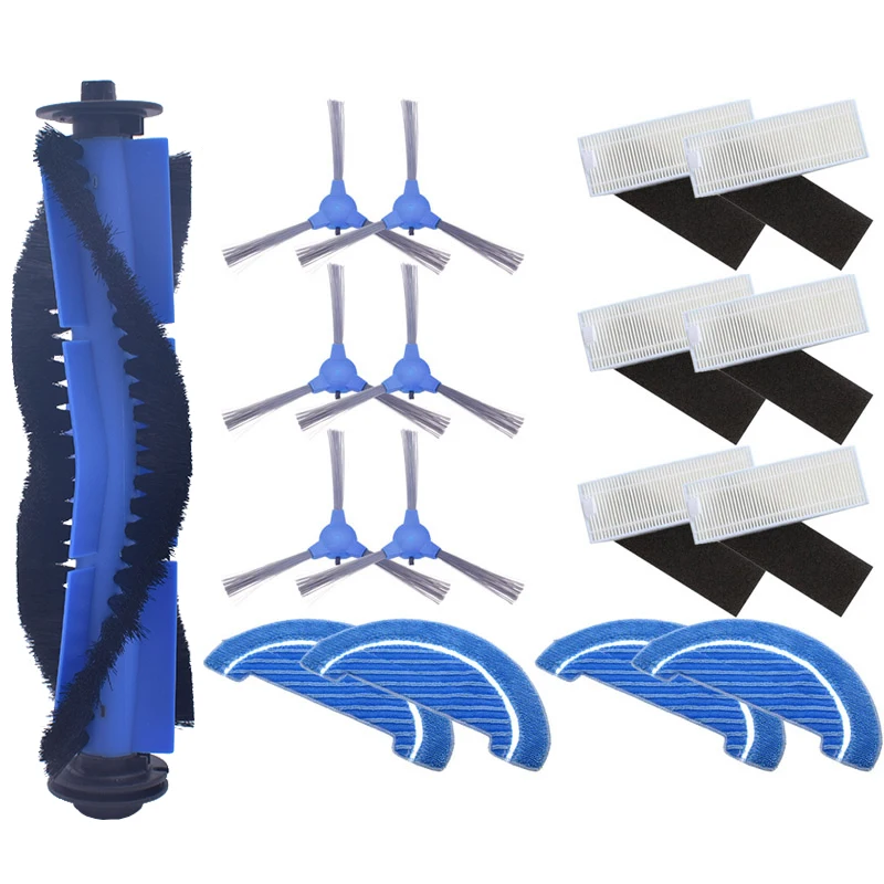 روبوت فرشاة جانبية فلتر Hepa ممسحة طقم استبدال القماش ل Cecotec Conga التميز 1090 جهاز آلي لتنظيف الأتربة قطع غيار اكسسوارات