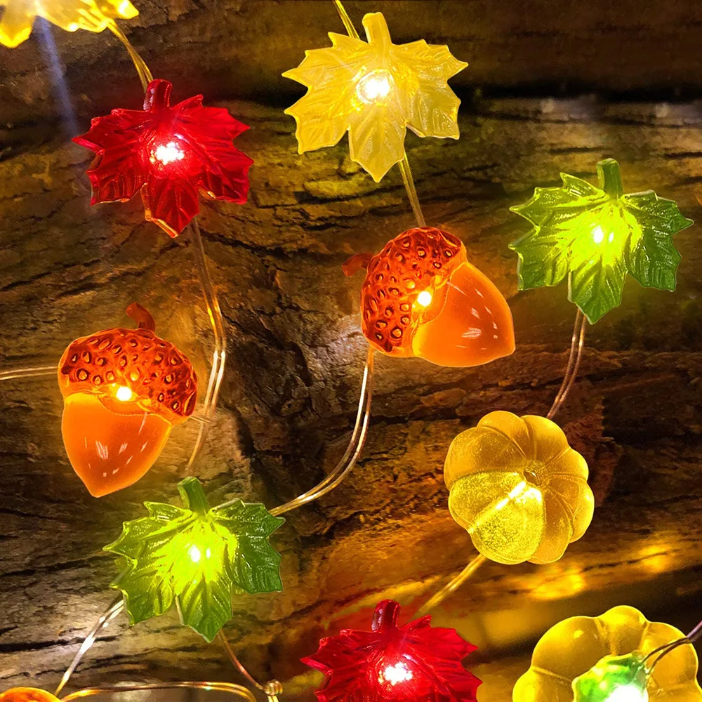 PheiLa 3M 30 LED Halloween String Lights Fairy Twinkle Mix String Lamp Powered by 3 x AA Batteries Halloween Christmas Decor