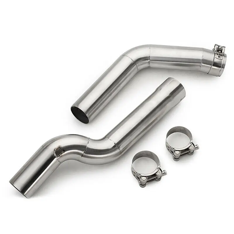 Modified Motorcycle Full System Exhaust Pipe Mid Link With Carbon Muffler Pipe Slip on For Honda 2003-2020 CBR600RR CBR600