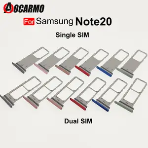 Bilashmart Aocarmo Samsung Galaxy Note 20 NOTE20 SIM Tray Micro SD Memory Card Slot Holder Replacement Parts