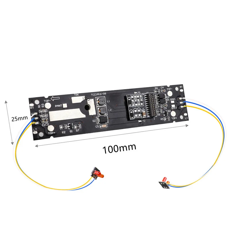 HO Train Toy Accessories IC PCB Board Compatible Head With Light And Speaker