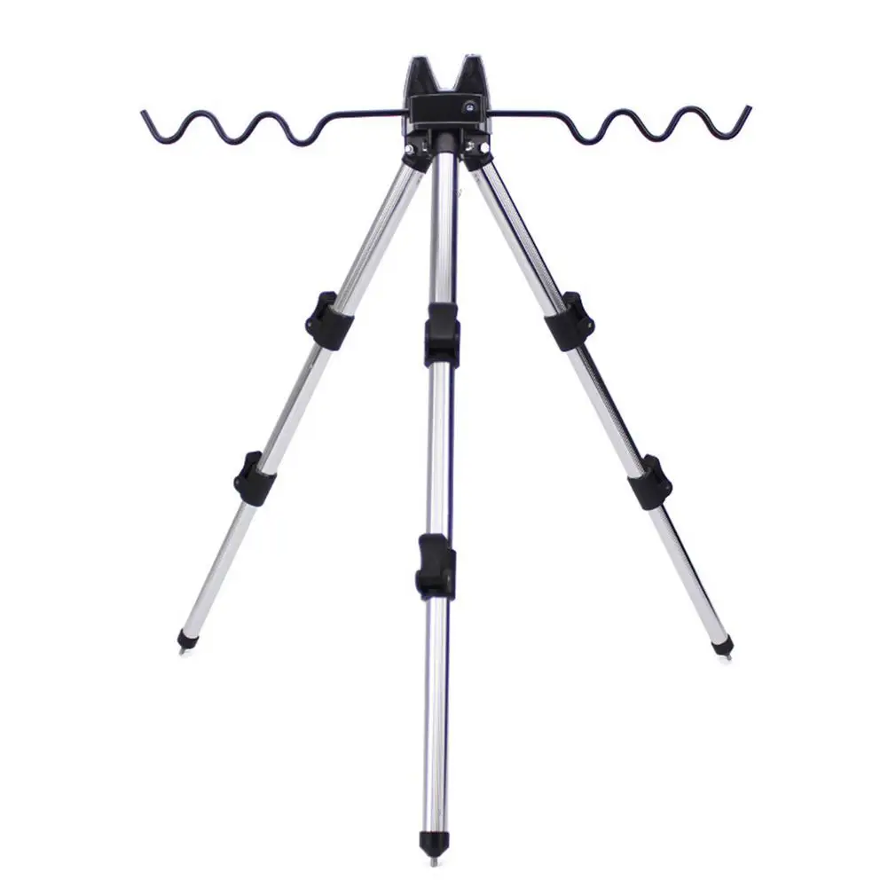 Portable Carp Fishing Rod Holder Stand Carpe Fishing Pole Telescopic Tripod Stand Fishing Rod Holders Fishing Accessories