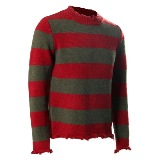 Takerlama Freddy Costume Sweater Men Halloween Christmas Casual Knitting Tops Clothing For Adult Cosplay Costumes AliExpress