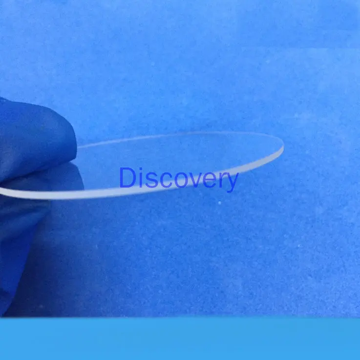 [Spot] Glass Quartz Polished Ultrathin Quartz Slide Optical Lens 0.1 Can Be Customized