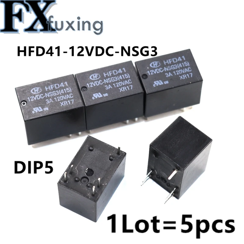5Pcs Relay HFD41 HF…