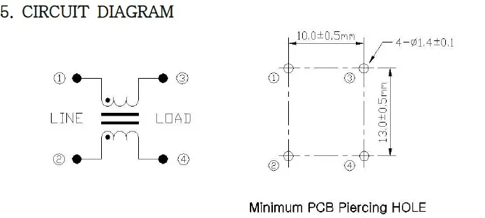 Original New 100% CV623160SH switching power common mode filter 16MH 2.3A common mode inductor with base common mode choke