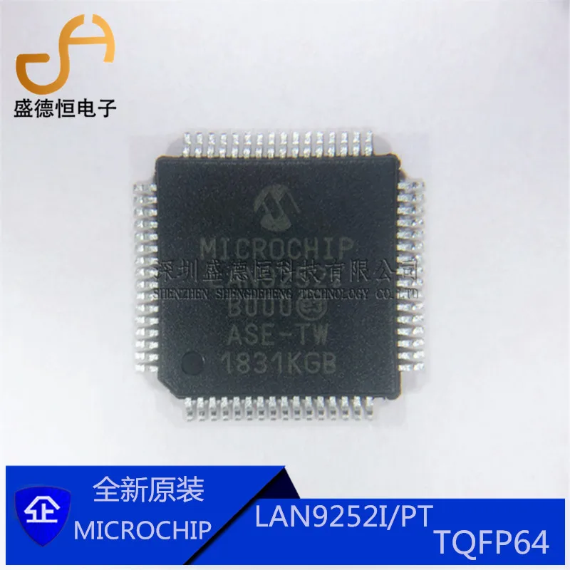 LAN9252I/PT Embedded TQFP64 Ethernet Controller Chip SPI Interface Brand New