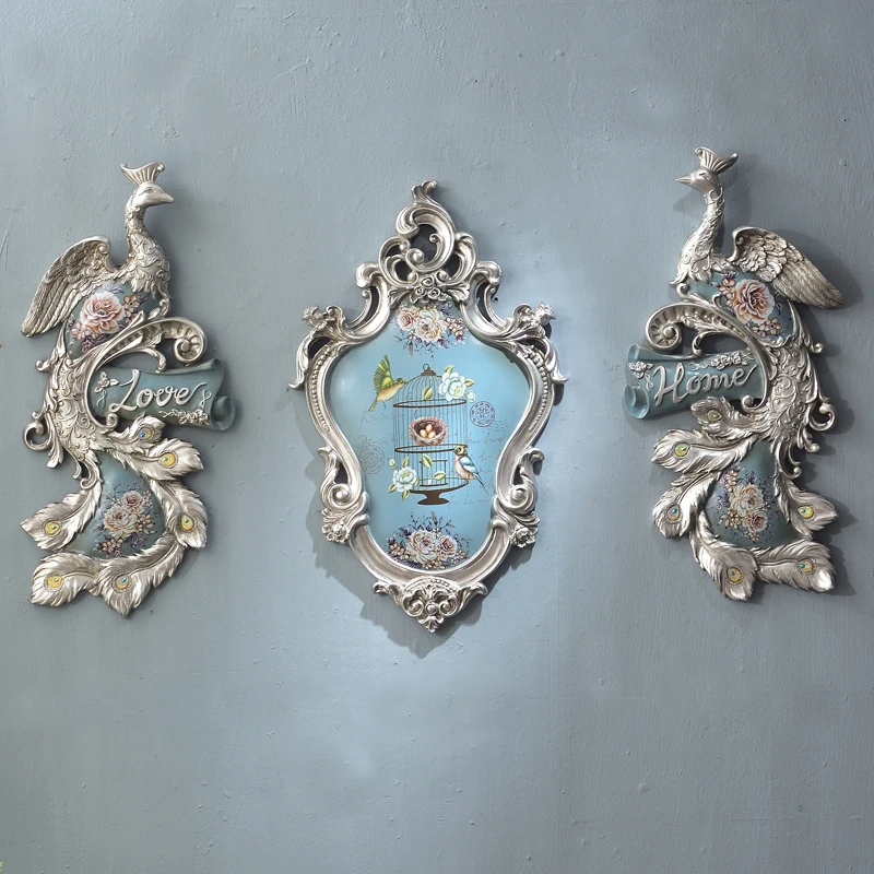 

European-Style Retro Deer Head Wall Hanging Creative Living Room Hallway TV Background Wall Hangings Wall Bar Decoration Pendant