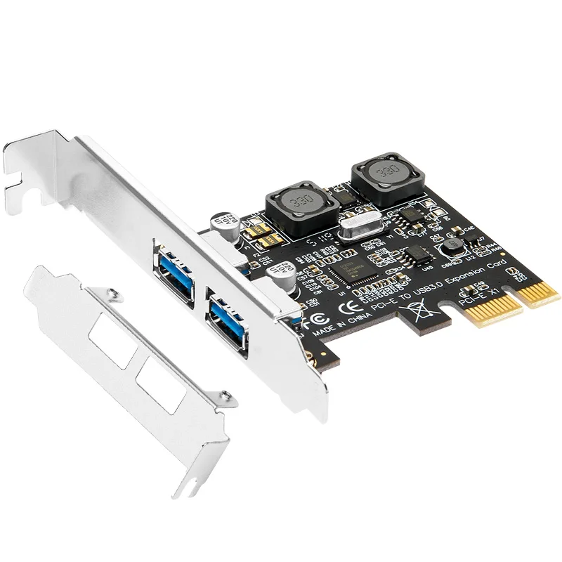 2 Port USB3.0 PCI-e karta rozszerzeń PCI express PCI-e do USB3.0 piasta NEC720202 chipset komputer stacjonarny 2U małe podwozia