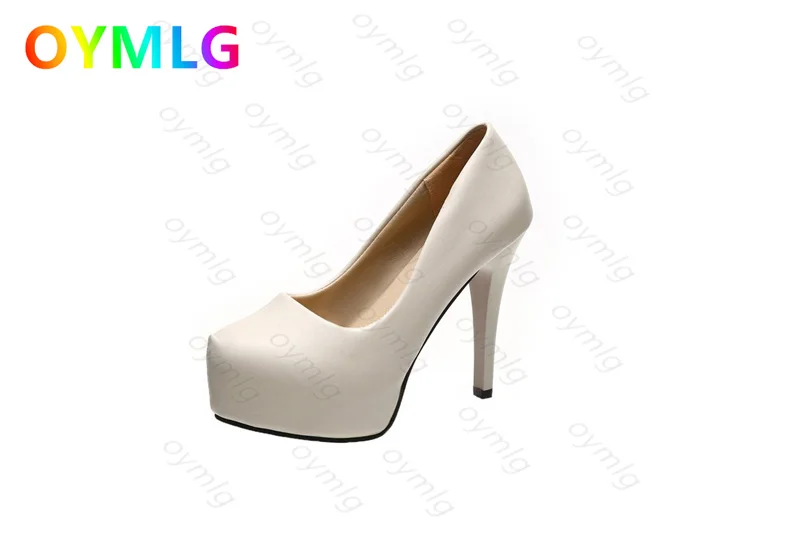 New high heels women stiletto princess waterproof platform nightclub super high heel single shoes black women\'s shoes