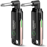Lekato receptor inalámbrico para accesorios de guitarra transmisor Ws-70 sistema inalámbrico de guitarra de Audio recargable 70 canales 40M