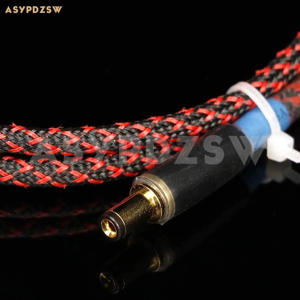 1M GX16-2 Pin do 5.5*2.1mm czystej miedzi przedwzmacniacz gramofonowy kabel AC/DC z zasilaczem