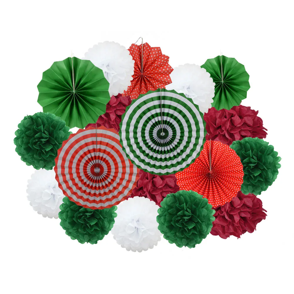 DIY-Set mit gemischten Faltfächerchen aus Papier und Pompons in Rosa-Orange für Hochzeiten, Partys, Kinder, Mädchen, Bat Mitzvah-Dekoration – Detail 9