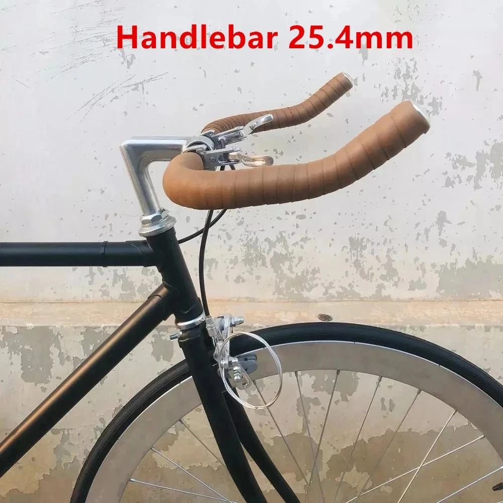 Vintage Bike 52cm Frame Single Speed 700C Fixed Gear Track Bicycle With Gooseneck Stem Fixie Daily Commute Cycling