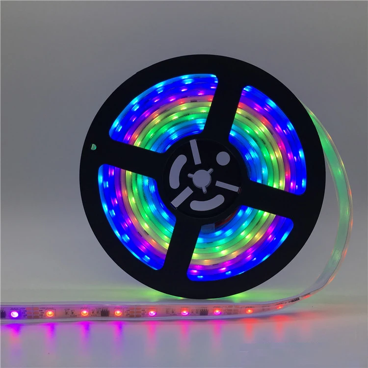 

5m/roll 2811 IC 5050 RGB SMD 240leds/roll Built-in Addressable Color LED Pixels Strip Light waterproof 12V Free shipping