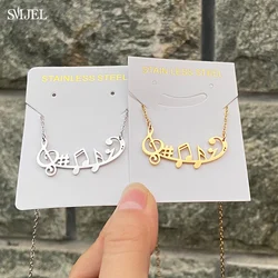 2025 Trendy Music Note Charm Necklaces Fashion Stainless Steel Jewelry For Women Female Bohemian Wedding Music Lover Gifts
